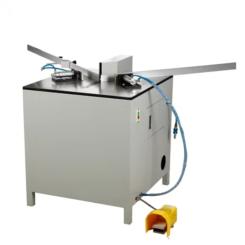 Pneumatic Wood Plastic PVC Frame Cutting Machine Frame Guillotine