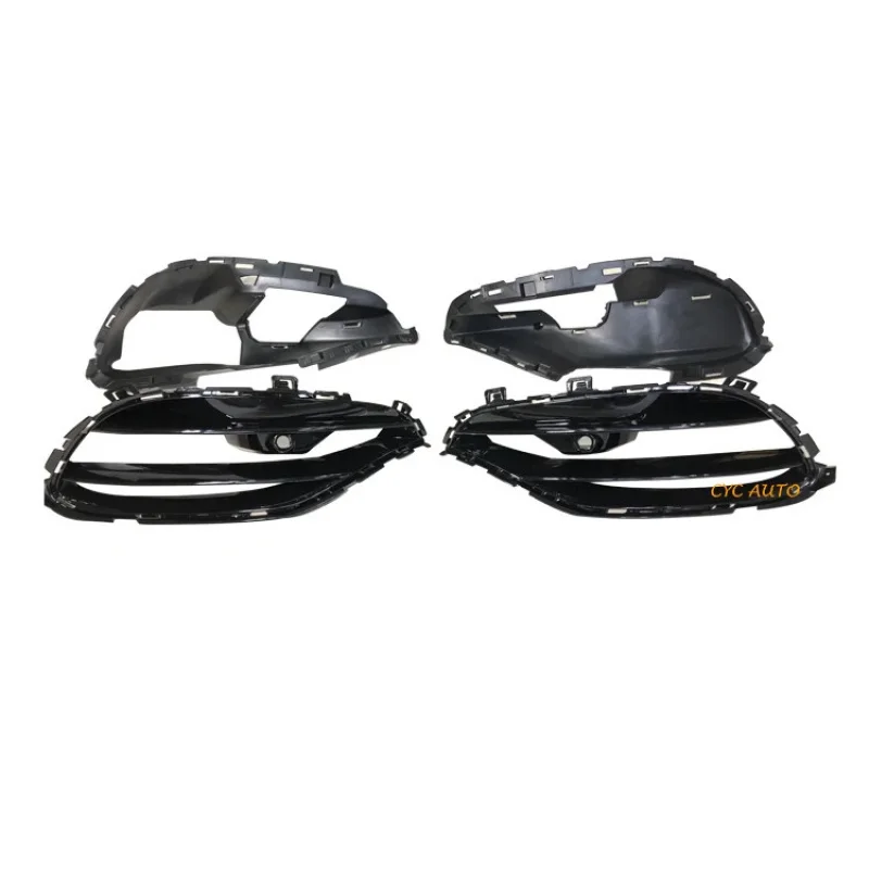 

Car parts W176 tuning fog lamp cover for W176 A class A45 fog grille sportback 2013 2018