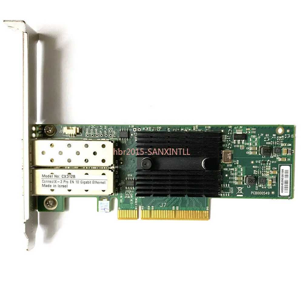 Mellanox MCX312B-XCCT CX312B ConnectX-3 EN Pro 10GbE SFP+ NIC PCIe de porta dupla