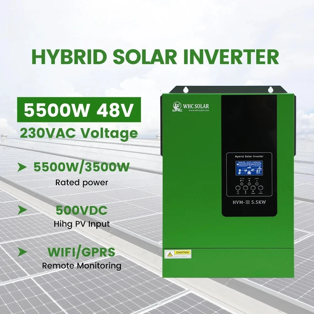 Inversor solar híbrido de preço de atacado com controlador MPPT 3,5KW/5,5KW