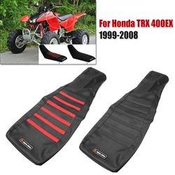 Motorcycle Seat Cover For Honda TRX 400EX TRX 400 EX Sportrax 400 1999- 2008 Ribbed Gripper Soft Seat Covers Anti-Slip Pad