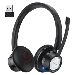 New Bee BH58 Bluetooth Wireless Headphones V5.0 Headset 25 Hrs Play Time with Mic Office Study Foldable Headphones Earphones