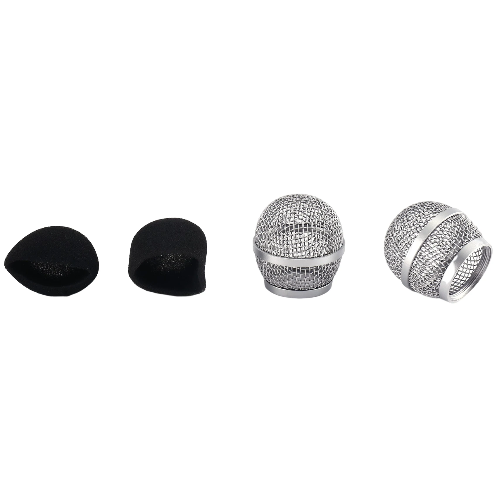 2 Stuks Microfoon Grille Vervanging Microfoon Balhoofd Mesh Grill Voor Shure PG48 PG58 BLX288 PG288 PGX24 Microfoon