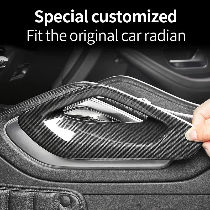 Center Console Armrest Side Protective Cover Trim For Mercedes GLE W167 C167 Gle Carbon Gls X167 Gle 350amg 400d Amg Accessories - Image 2