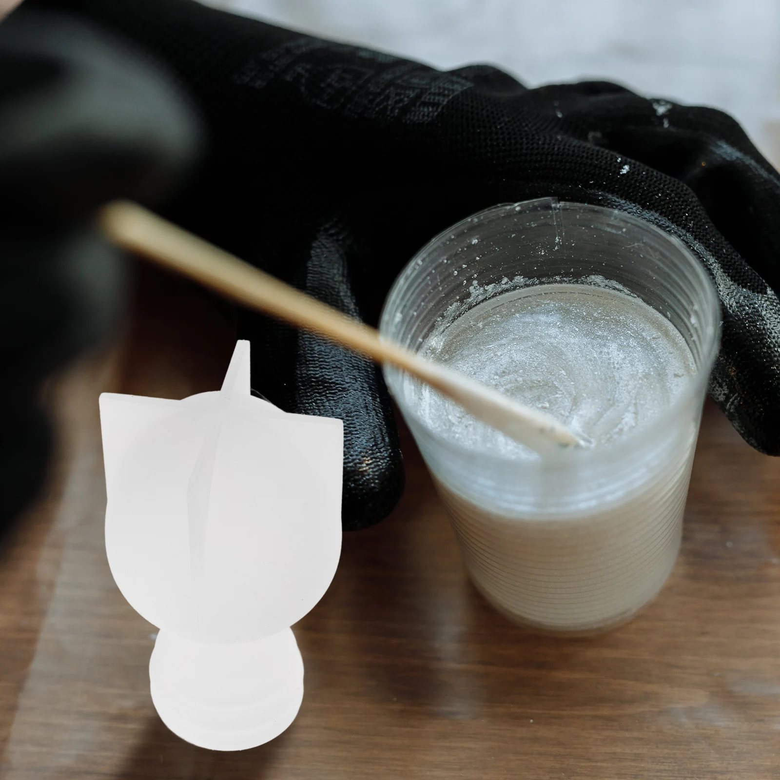 

Three-dimensional Mushroom Mold Candlestick Epoxy Casting Silicone Molds Unique