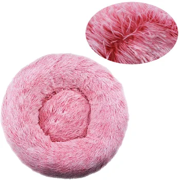 Plush Round Pet Bed 6