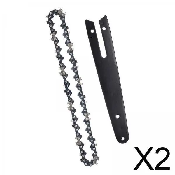 

Прочная мини-стальная цепь бензопилы и набор направляющих для обрезки электрической пилы и резки дерева