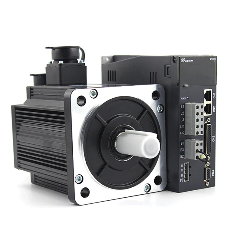 CNC Servo 1KW  4N.M 2500rpm 130ST-M04025  ac servo motor servo drive with 17 bit absoluted encoder