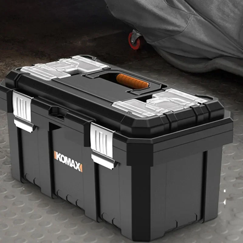 Imagem -05 - Caixa de Ferramentas Portátil Impermeável Plástico Carry Case à Prova de Choque Grande Capacidade Multifuncional com Fivela Toolbox Vazio Duro