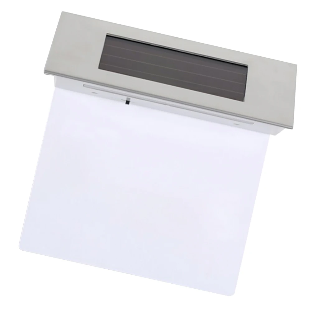 Numero di porta solare a parete per strumento di illuminazione a LED a induzione esterna impermeabile in acciaio inossidabile da 2 pezzi
