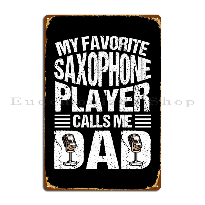 Music  Saxophone Metal Plaque Classic Club Pub Mural Create Design  Tin Sign Poster