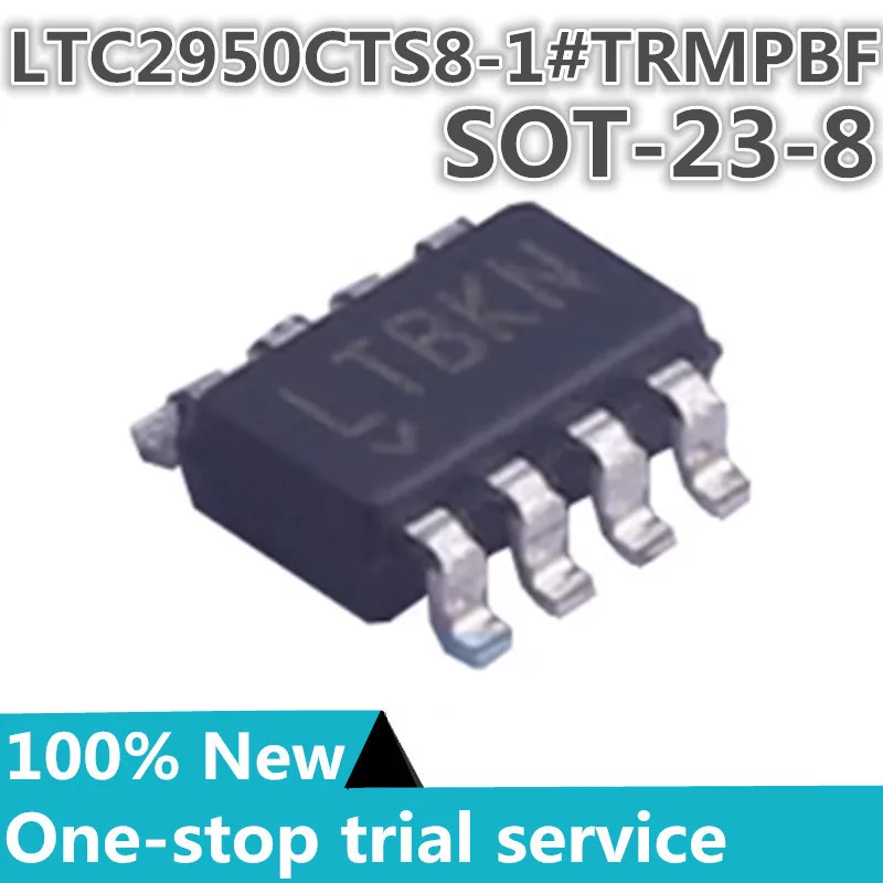 1-100pcs %New original LTC2950CTS8-1#TRMPBF package SOT-23-8 Silkscreen LTBKN monitoring and reset chip