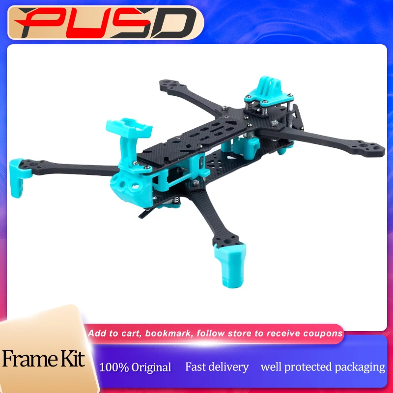 Originele Axisflying KOLAS7 "7 inch 298mm Opvouwbare FPV Drone Frame Kit Voor Lange Afstand FPV DJI O3 Freestyle Drone