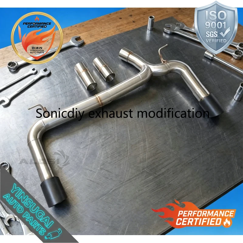 N20 B48 Engine Dual Tip Cat back Exhaust for BMW F32 F33 F36 420i 428i 430i 2.0T 304 Performance Racing Muffler System