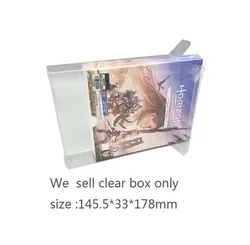 Clear transparent box For PS4 PS5 Horizon 2 Collection Display storage Box PET Protector
