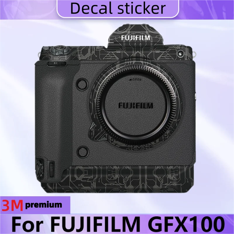 For FUJIFILM GFX100 Camera Body Sticker Protective Skin Decal Vinyl Wrap Film Anti-Scratch Protector Coat