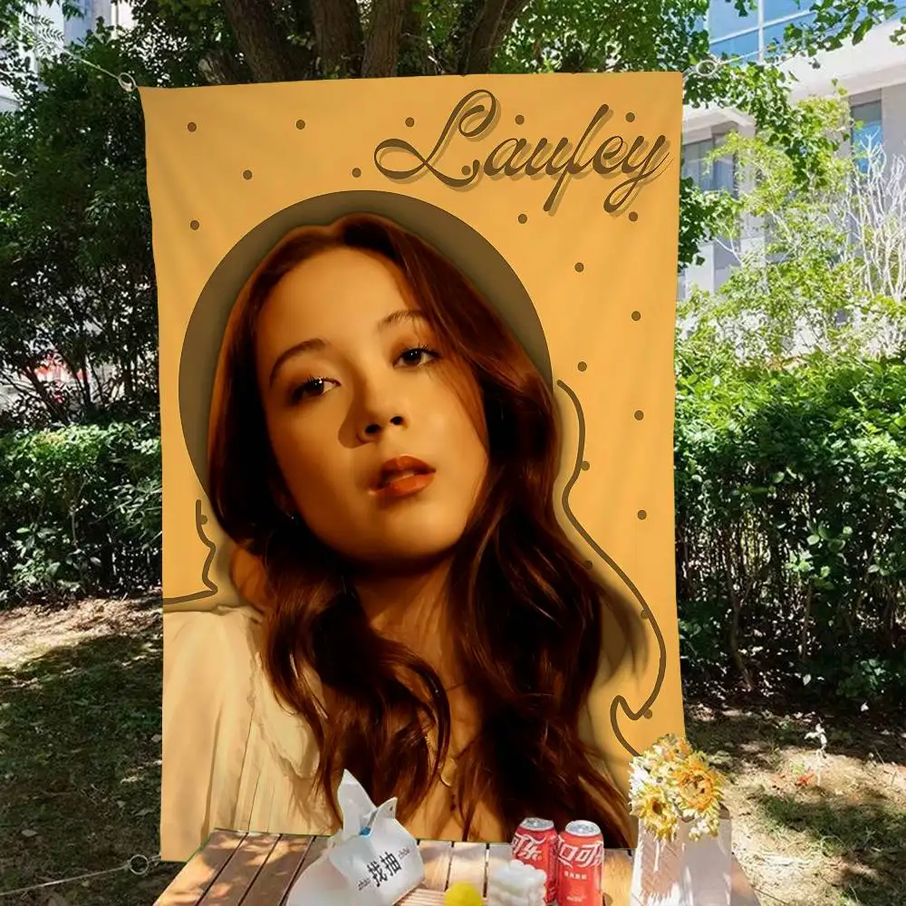 Singer Laufey Large Size Shop Art Promotion Advertising Booth Flag Hanging Banners