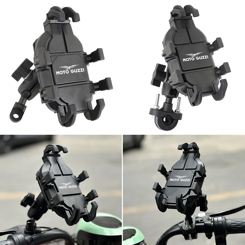 NEW For Moto Guzzi V100 Mandello V7 Stone V8S TT Bobber Breva 850 1100 1200 Mobile Phone Holder Stand GPS Motorcycle Parts