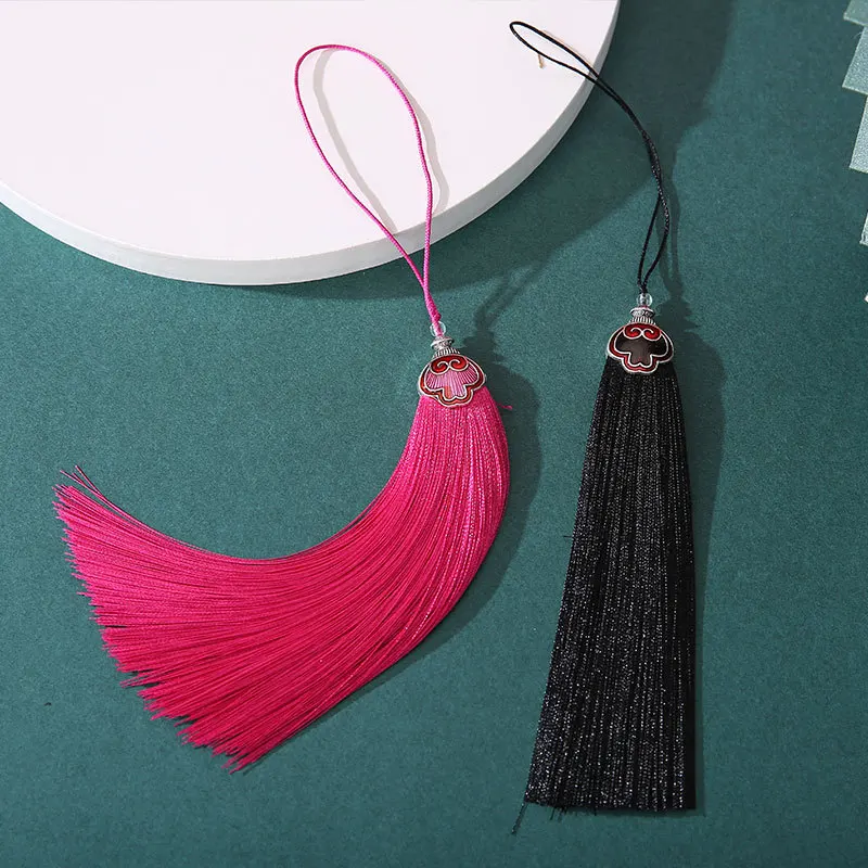 2pcs/Lot 12cm Chinese Knot Tassel Affinity Cloisonne Car Accessories Fan Ornaments Clothing