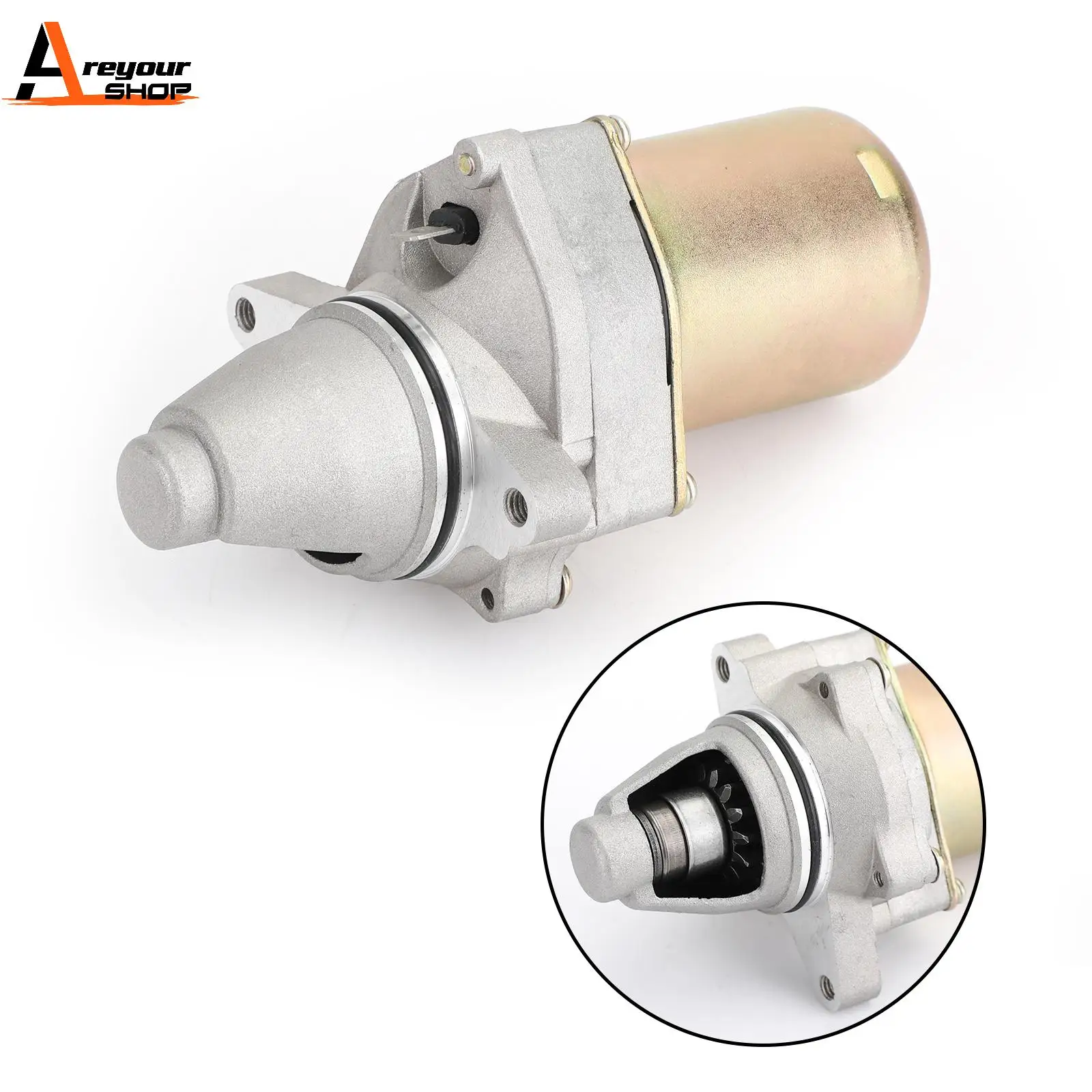 

Areyourshop Starter Motor For Suzuki LT80 Quadsport 80 2x4 1987-2006 82cc For Kawasaki KFX80 2003-2006 80cc 31100-40B00