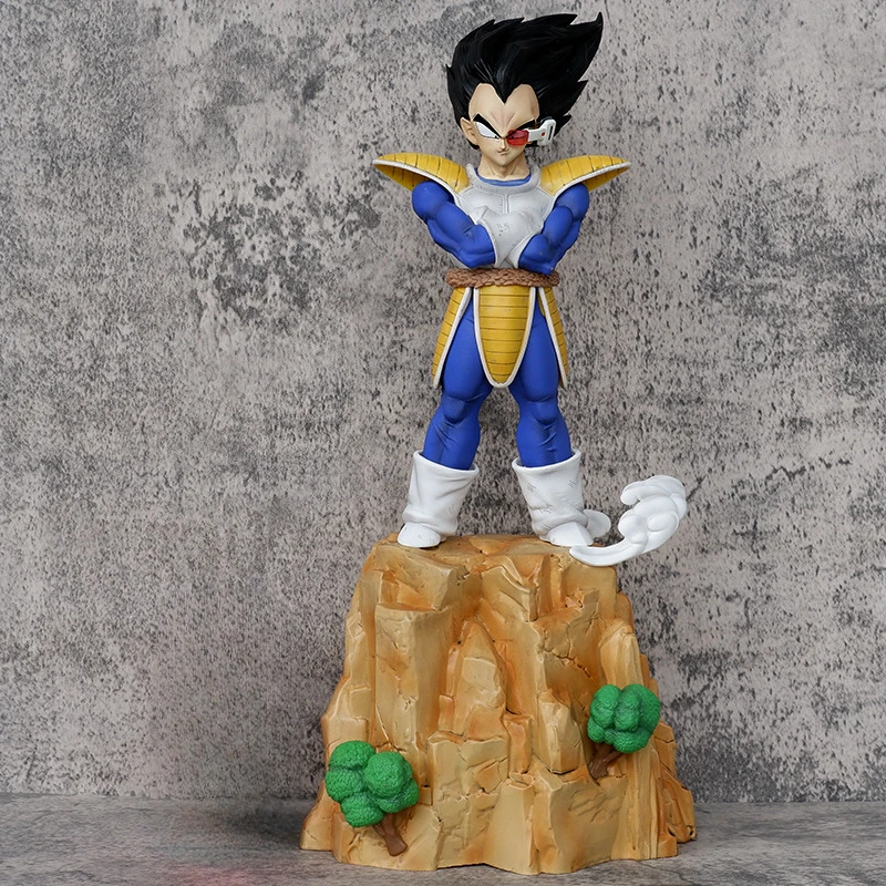 

41cm Dragon Ball Z Vegeta Figures Gk Dbz Vegeta Anime Figure Pvc Model Statue Figurine Doll Collection Room Decoration Toys