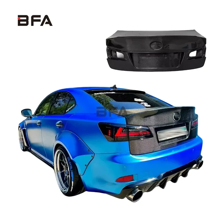 

For 2006-2012 Lexus Is250 Is300 Upgraded Carbon Fiber Trunk Lid Replace Lightweight Rear Trunk Lid Body Kits
