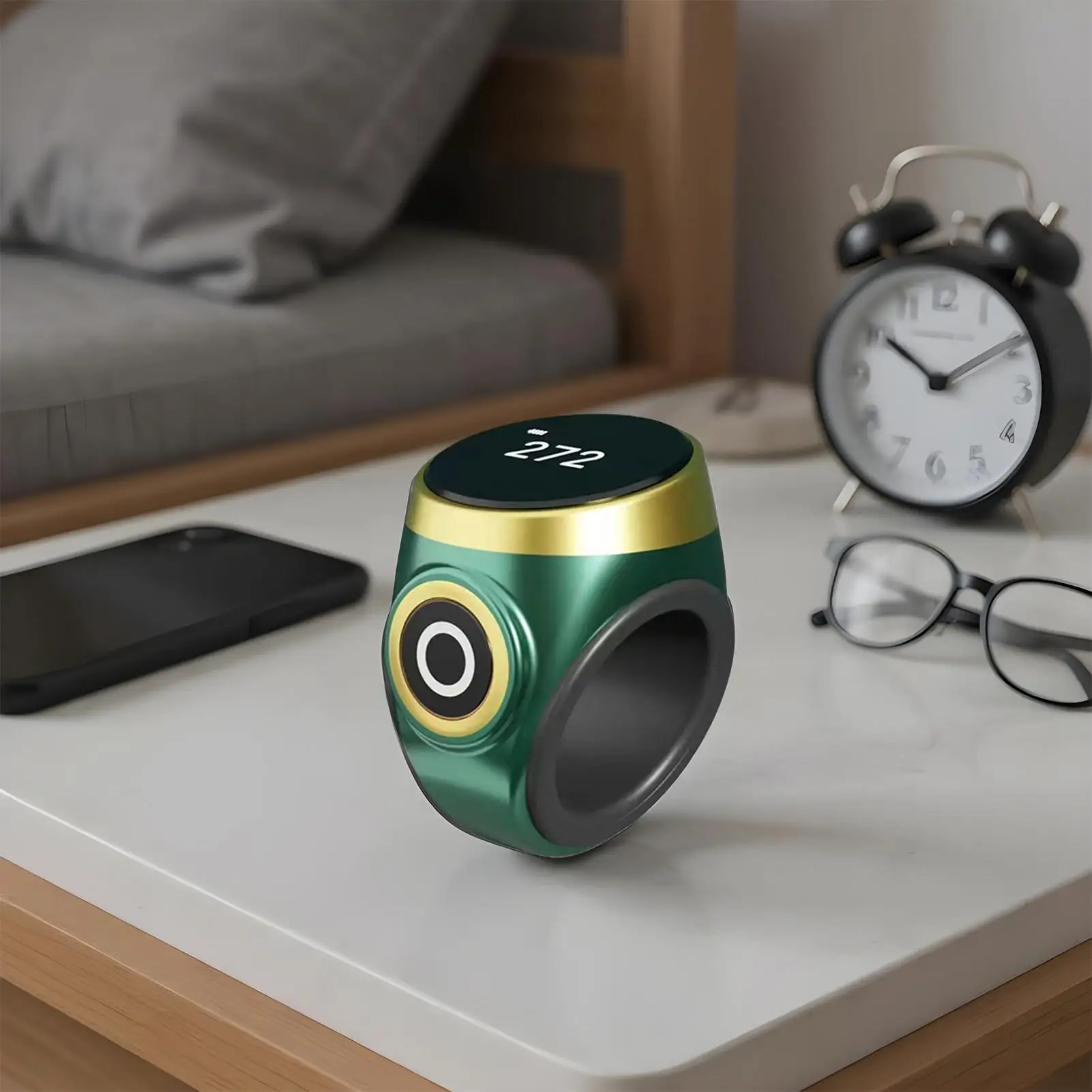 Contatore di conteggio digitale per gadget ricaricabile con controllo tattile con clicker per esercizi in aula di matematica da golf per passeggiate all'aperto al coperto