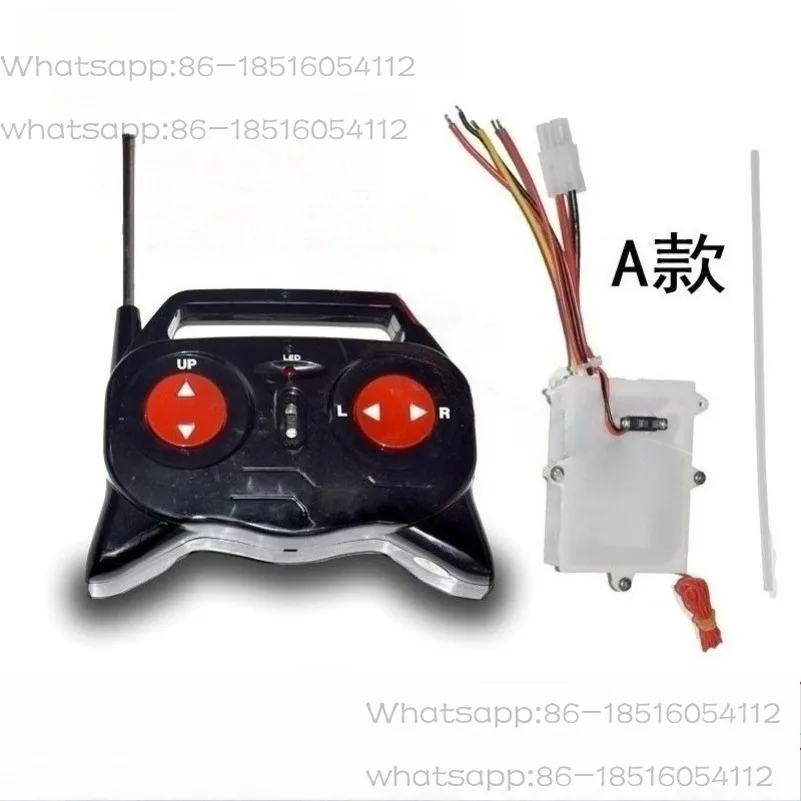 DIY Remote Control Boat Double Power 100 Meters Ultra-long Distance Large Power Self-made Ship Model Circuit Accessories Toy