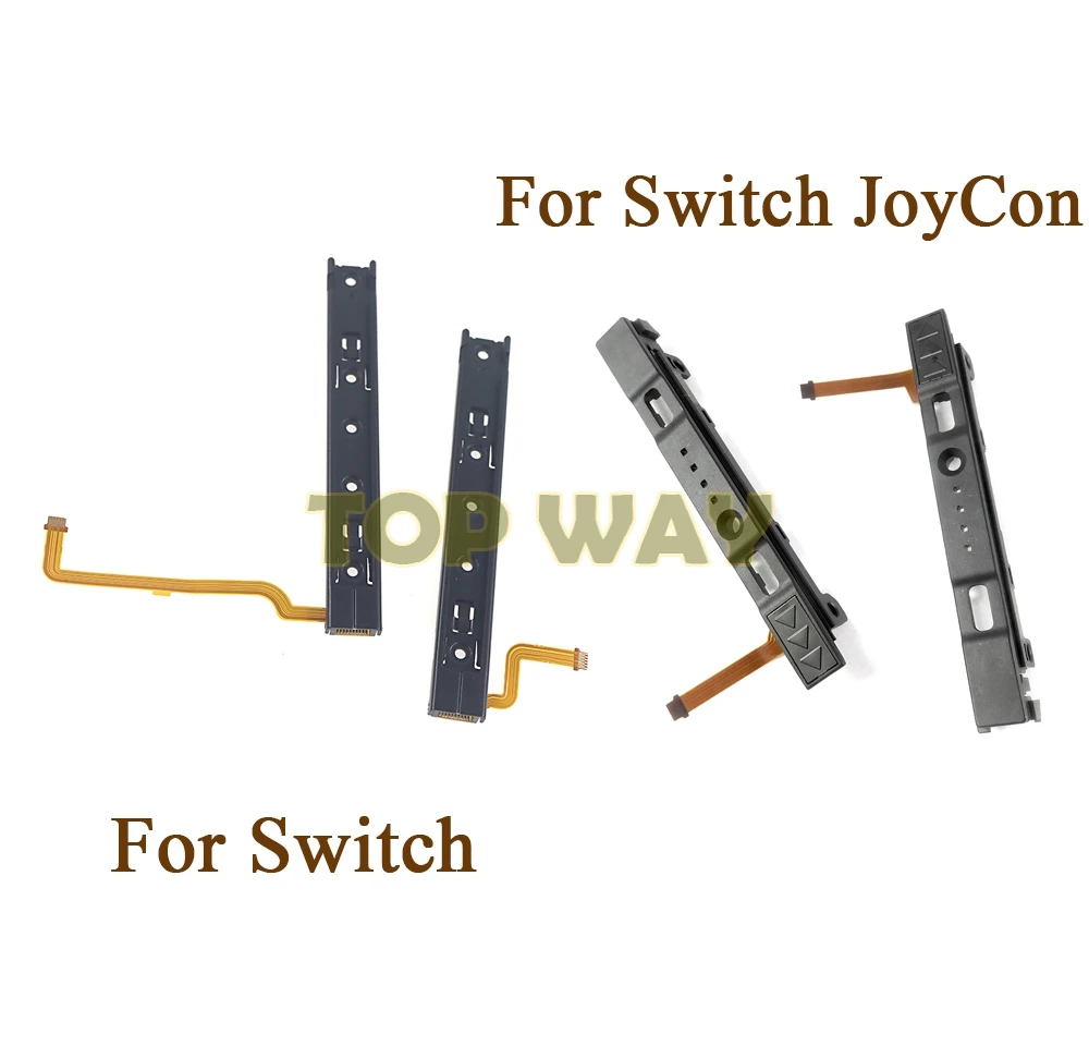 1PC For Switch Joy Con Left Right L R Slide Rail With Flex Cable Fix Part For Nintendo Switch Console NS Rebuild Track 