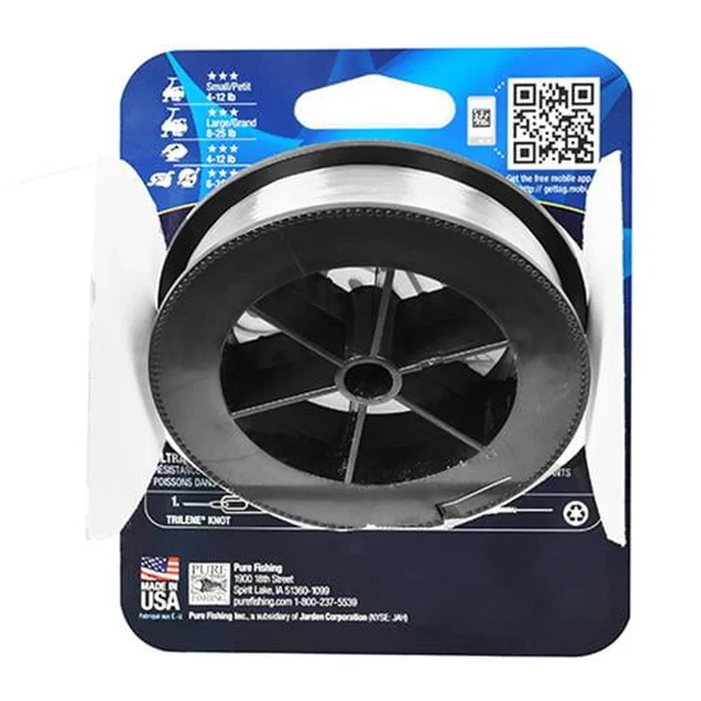 خط صيد أحادي الشعيرات الشفاف 20 رطل اختبار القوة 270 ياردة مقاومة التآكل للغاية مرنة متينة يمكن الاعتماد عليها للمياه العذبة المثالية