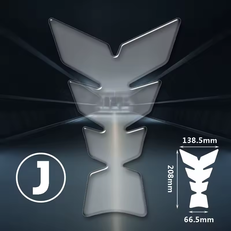 Transparent Resin Tank Pad Protector Universal for Motorbike for Kawasaki Honda CBR Suzuki GSXS GSXR Yamaha etc - Image 13