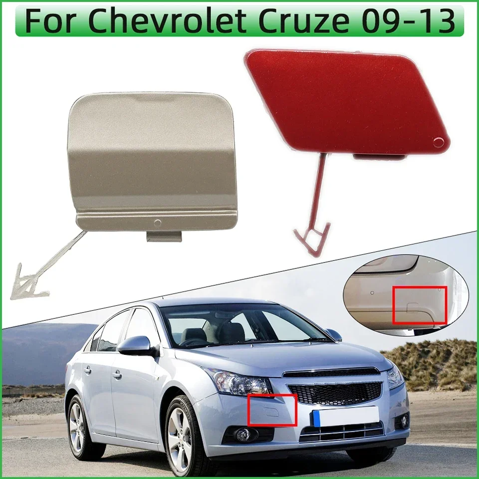 Chevrolet Cruze 용 자동차 앞 뒤 범퍼 견인 후크 커버 캡 2009 2010 2011 2012 2013 견인 후크 아이 운반 트레일러 뚜껑 트림