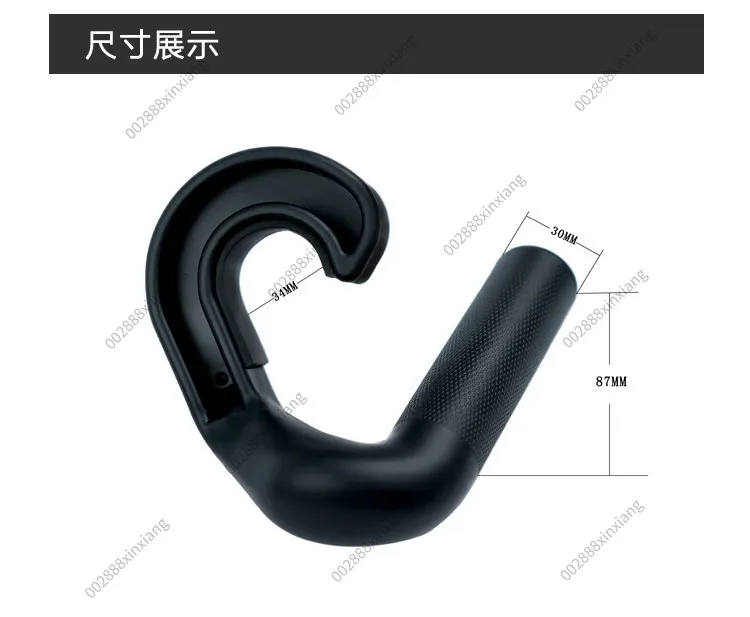 Muscle Coffee MKA Hook Grip Handle for Pull-Up Deadlift Rowing | Heavy Duty Power Training Accessory