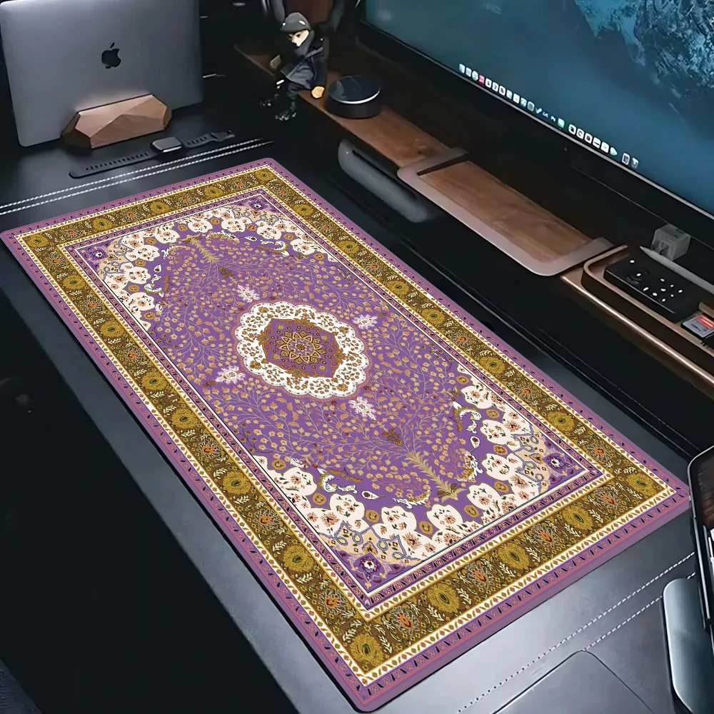 Deluxe personality Persian Rug style Large gaming mouse pad PC Gamer Rubber mousepads Gamer Keyboard Office accessories mats rug