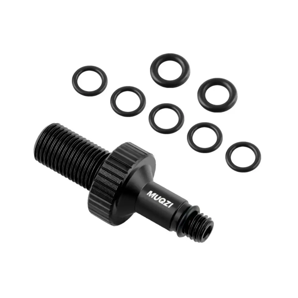 Aluminum Alloy Rear Shock Valve Adapter CNC with 7 Sealing Ring Aerated Conversion Nozzle Anodizing Ultra Light