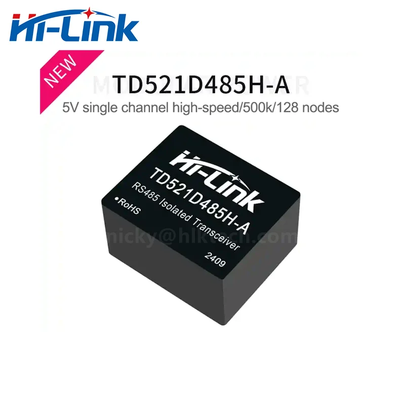 Hi-Link New High Speed Communication Isolated Interface Module TD521D485H-A Single Auto Transceiver RS485