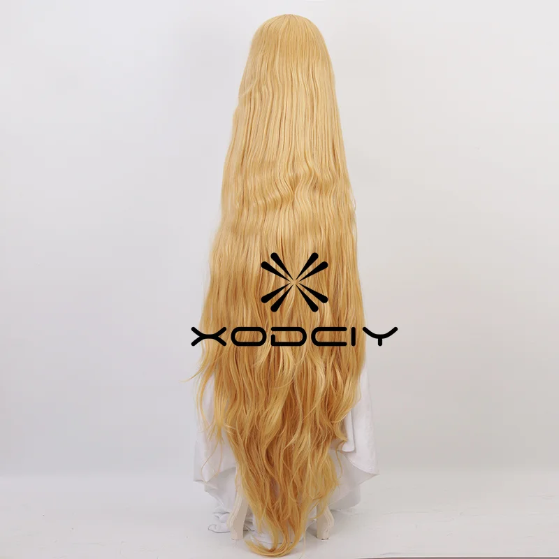 Victorique De Blois wig 150cm Long Golden Cosplay Wigs Heat Resistance Synthetic Hair + Wig Cap
