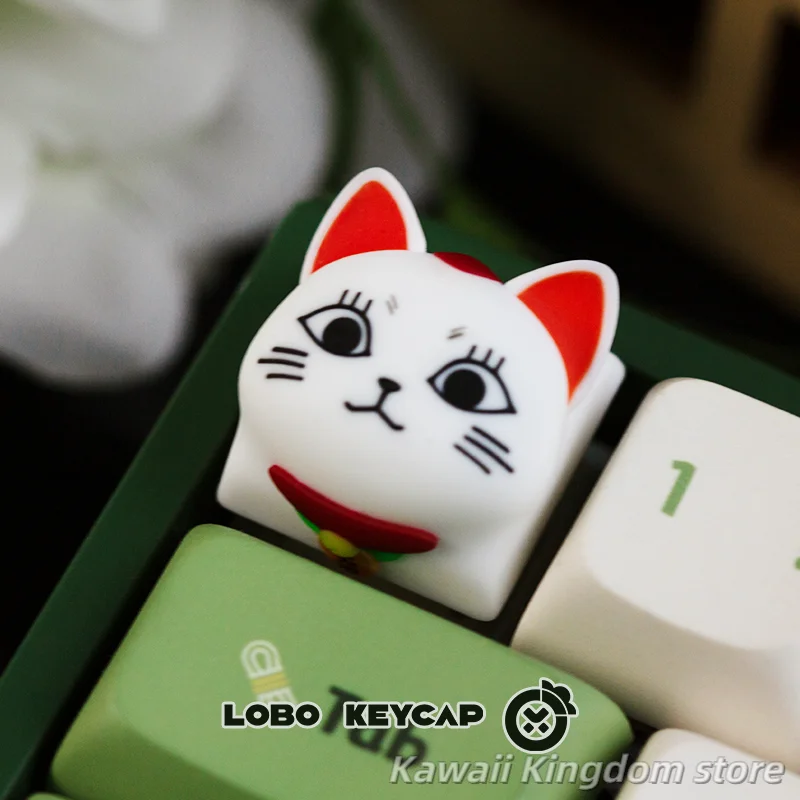 DAN DA DAN Cosplay Anime Keycaps Resin Material for Mechanical Keyboard Accessories Handmade Key Caps