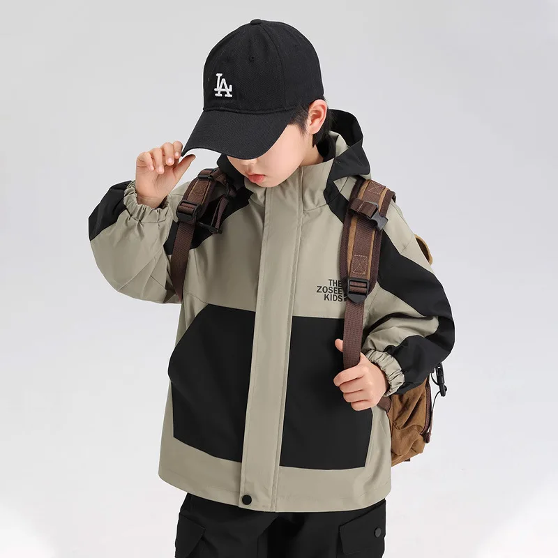 Boys Coat Jacket Cotton Outerwear Windbreak 2024 Perfect Spring Autumn Overcoat High Quality Children's Warm Clothing