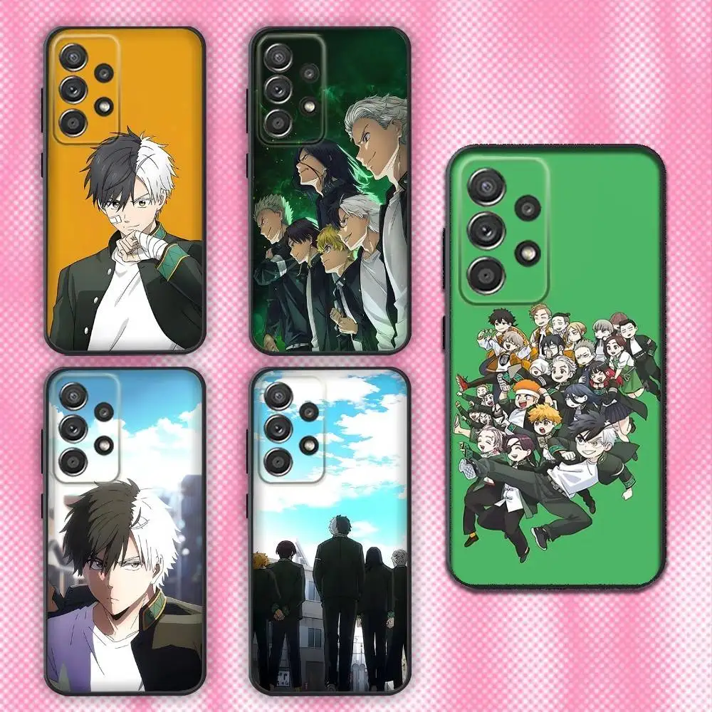 

Anime W-Wind Breaker Sakura Phone Case For Samsung Galaxy A13,A21s,A22,A31,A32,A52,A53,A71,A80,Soft Black Shell