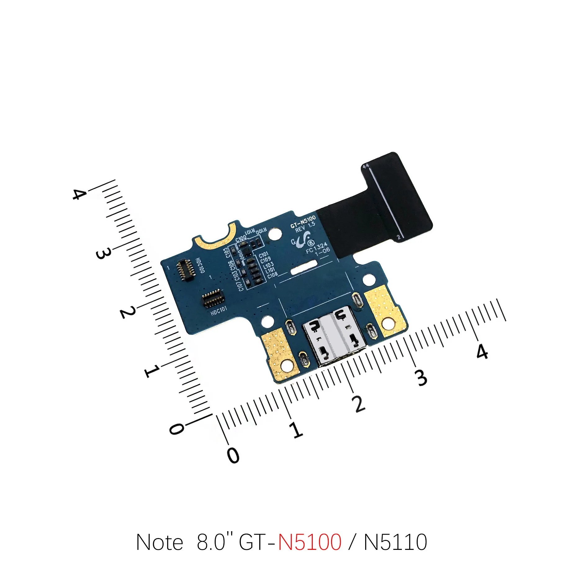 Charging Connector Board Dock Charger Flex Cable For Samsung N5100 N5120 T310 T311 T320 T325 T530 T700 T705 T710 T715 T800