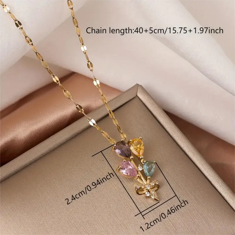 Stainless Steel Balloon Pendant Necklace Suitable For Daily Wear Holidays Birthdays Is The Nice Gift For Family And Friends