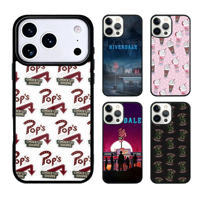 Чехол для телефона Riverdale Pops, совместимый с iPhone 17, 16e, 15, 14, 13, 12, 11 Pro Max (Capa Coque Cover)