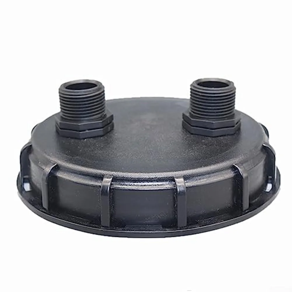 IBC Vented Lid 163mm Dia With 1in Male Thread Plastic IBC Tank Adapter IBC Tank Adapter Cap IBC Ton Bucket Plastic Cover