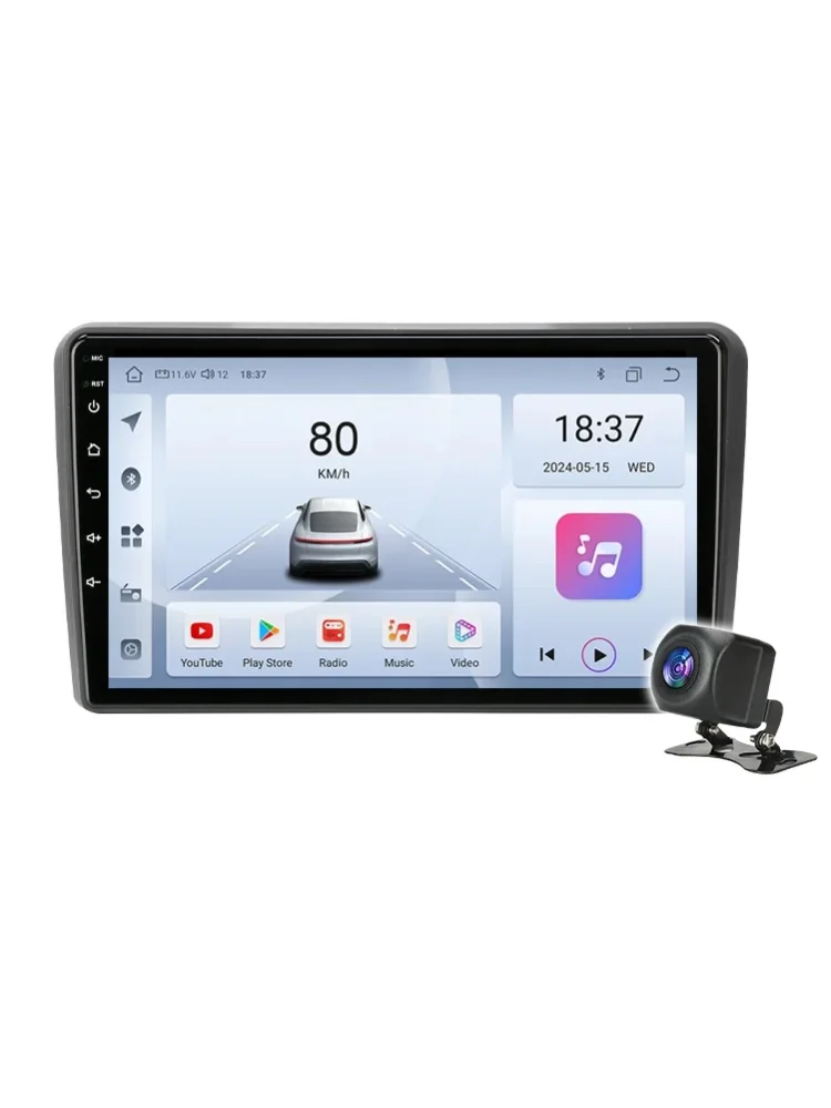 2-Din-Android-Auto-Multimedia-Player GPS-Navigation Autoradio Wireless Carplay für Audi A3 8P 2003-2013 UIS6125 Automotive Intelligent Systems FM AM Display-Bildschirm