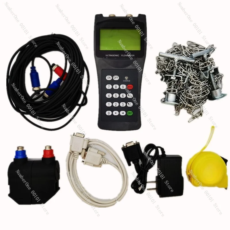 TDS-100H Handheld Ultrasonic Flowmeter, Portable Flowmeter, Water Flow Velocity Detector