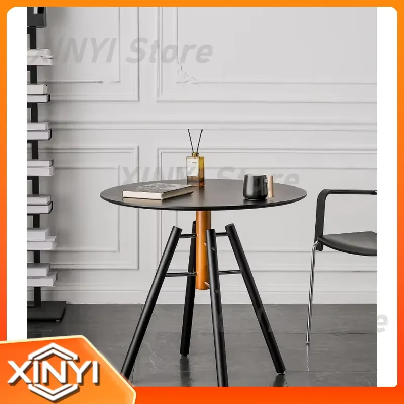 for Office Round Table for Small Apartment Living Room Dining Table Occasional Table Light Luxury Simple Modern Furniture