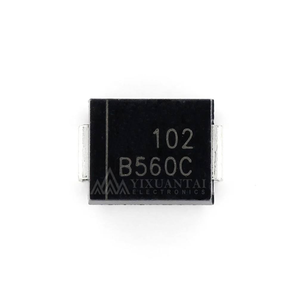 20pcs/Lot  B560C-13-F  Marking B560C 【DIODE SCHOTTKY 60V 5A SMC】New and Original