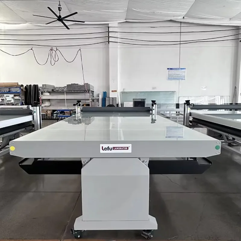 1736-B4 1.6x3.2m Hot&Cold Flatbed Laminator Vinyl Applicator Table Laminator Machine