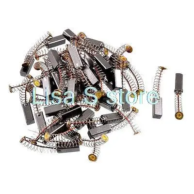 

50Pcs Dark Gray 6 x 6 x 18mm Electric Motor Carbon Brushes 6x6x18mm